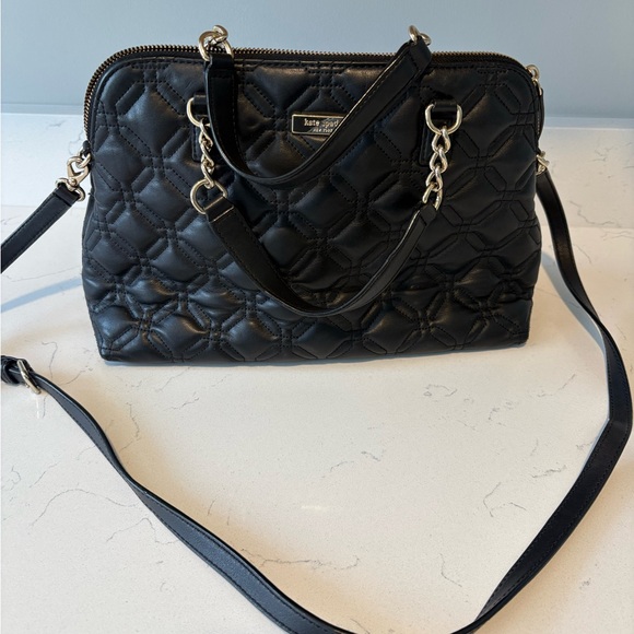 Kate Spade Black Quilted Satchel - Picture 4 of 5